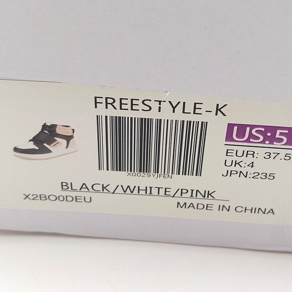 DREAM PAIRS Boys Girls High Top Sneaker Basketball Shoes - Picture 12 of 13